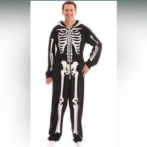 Unisex Adult skeleton onesie